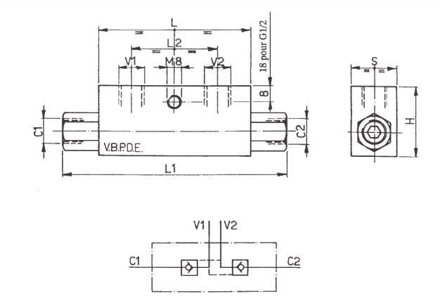 Clapet anti retour double piloté 3 8 Gaz on sale on My Agrisem