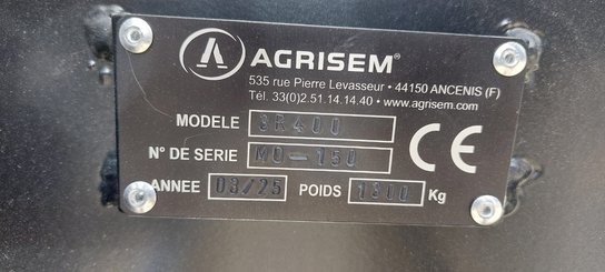 Precision seeder Agrisem CHEF traîné Repliable