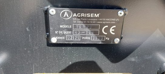 Precision seeder Agrisem CHEF traîné Repliable