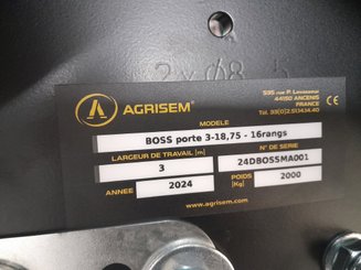 No-till seed drill Agrisem BOSS Dual porté F