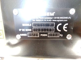 No-till seed drill Agrisem BOSS Dual porté R