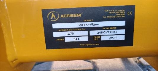 Disc stubble cultivator Agrisem Disc-O-Vigne Fixe