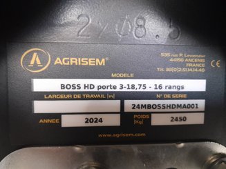 No-till seed drill Agrisem BOSS Dual porté F