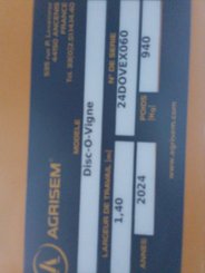 Disc stubble cultivator Agrisem Disc-O-Vigne Fixe