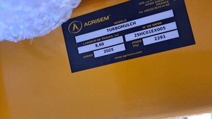 Stubble cultivator Agrisem Turbomulch Repliable