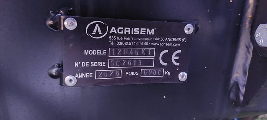 No-till seed drill Agrisem Strip-Cat II traîné Repliable