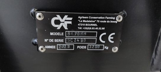 No-till seed drill Agrisem Strip-Cat II porté Repliable