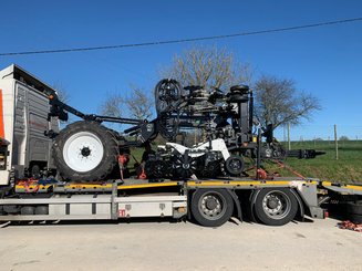 No-till seed drill Agrisem Strip-Cat II traîné Repliable