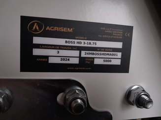 No-till seed drill Agrisem BOSS Trainé 3/4m