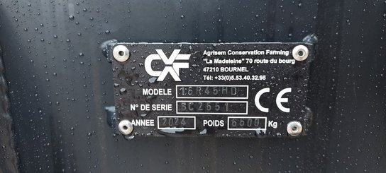 No-till seed drill Agrisem Strip-Cat II porté Repliable