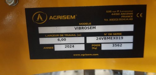 No-till seed drill Agrisem Vibrosem porté Repliable