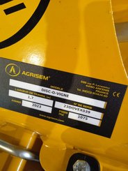 Disc stubble cultivator Agrisem Disc-O-Vigne
