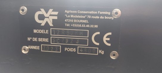 No-till seed drill Agrisem Strip-Cat II porté Repliable