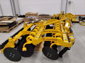 Disc stubble cultivator Agrisem Disc-O-Vigne