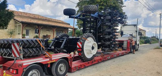 No-till seed drill Agrisem Strip-Cat II traîné Repliable