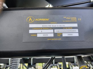 No-till seed drill Agrisem BOSS Dual porté F