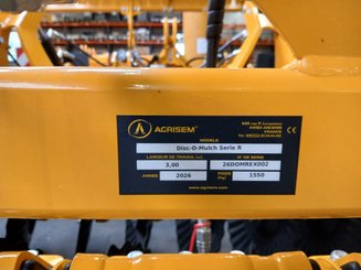 Disc stubble cultivator Agrisem Disc-O-Mulch Série R porté Fixe