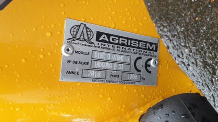 Disc stubble cultivator Agrisem Disc-O-Vigne