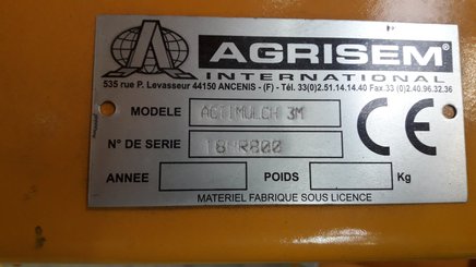 Rotary harrow Agrisem Actimulch