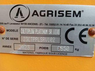 Subsoiler Agrisem Cultiplow Platinum porté Repliable