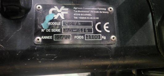 Precision seeder Agrisem CHEF porté Fixe